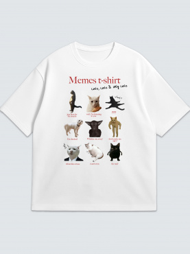 Футболка "Мемы коты"
