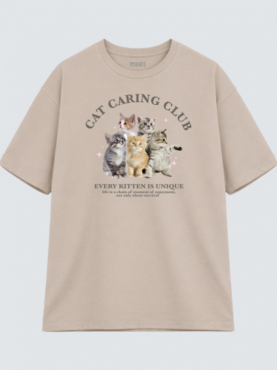 Футболка оверсайз "Cat Club"