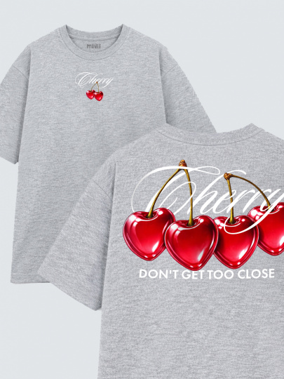 Футболка оверсайз "Cherry Gloss"
