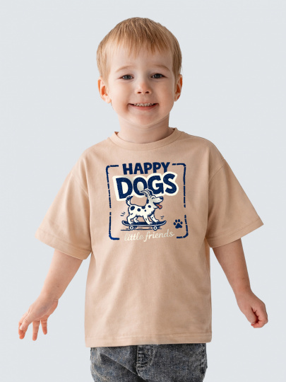 Футболка оверсайз "Happy dog"